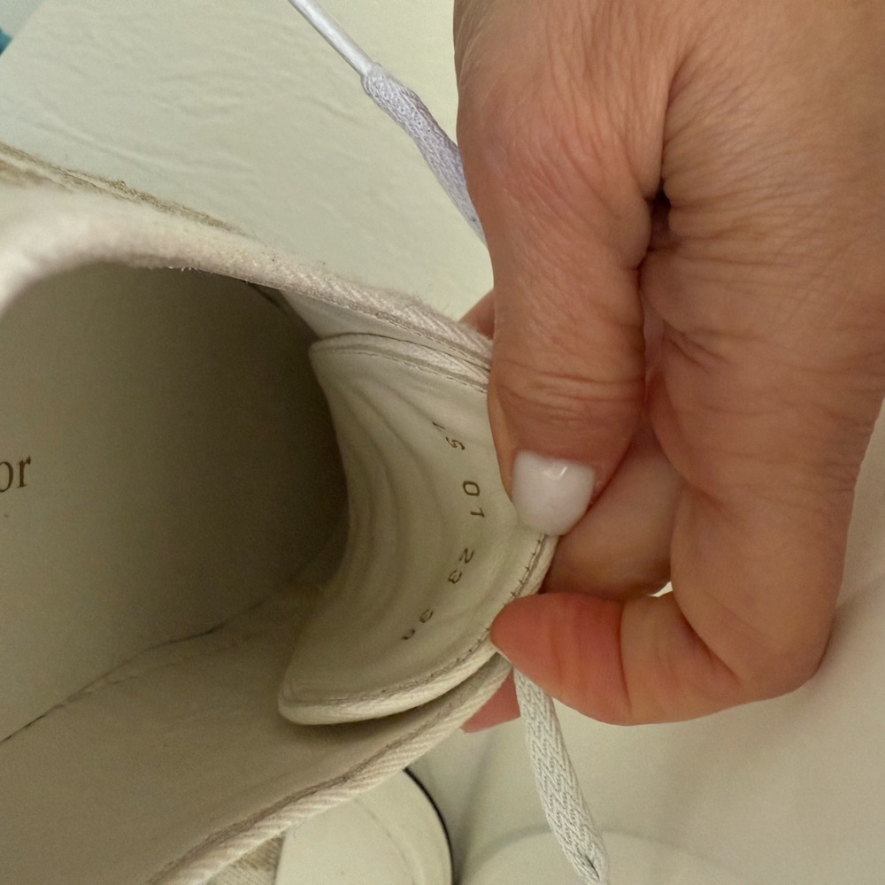 $1200 DIOR Walk’n’Dior Platform Sneaker Gold-Tone Dior Oblique Size 38 - Picture 10 of 16